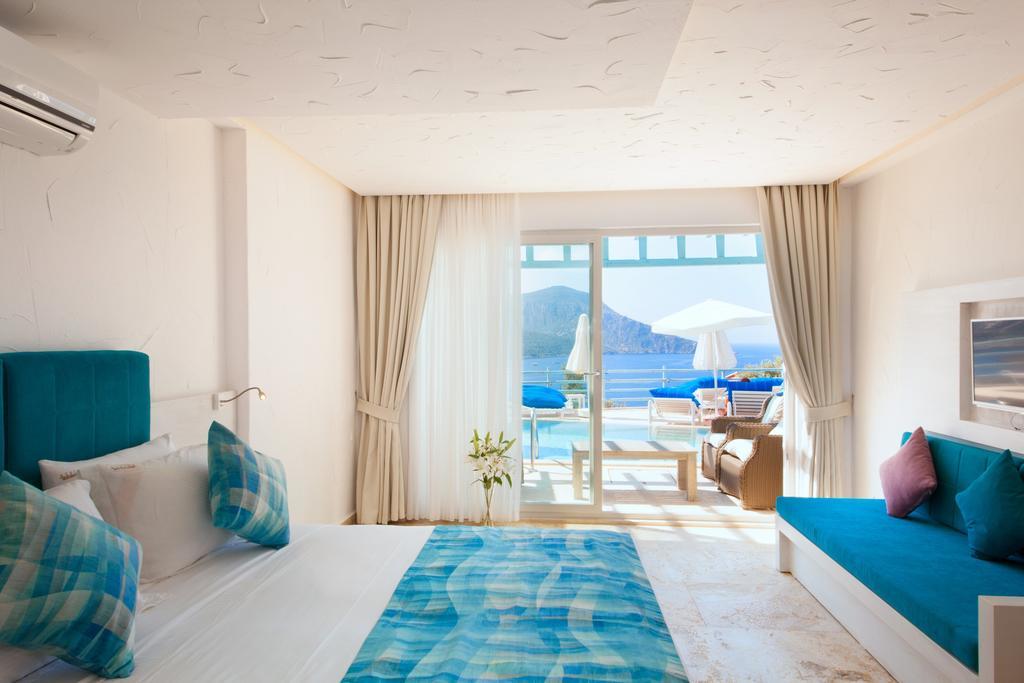 Asfiya Sea View Hotel Kaş Szoba fotó